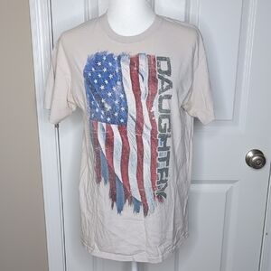 Daughtry American Flag Graphic T-Shirt Size Medium